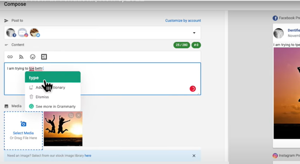 Social Media Manager: Chrome Extension